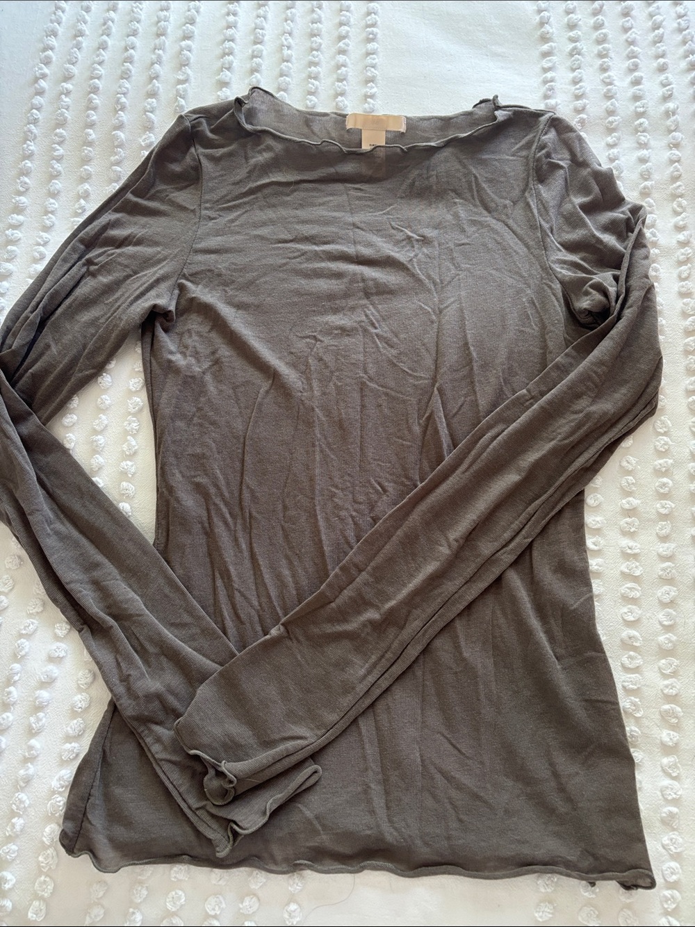 NWOT H&M lyocell cashmere blend top sweater shirt